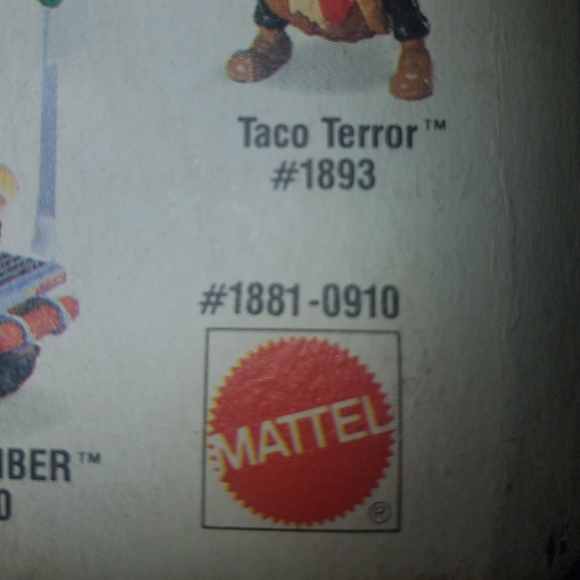 Vintage RARE 1988 Mattel Food Fighters "Chip The Ripper" Figure - Picture 5 of 6